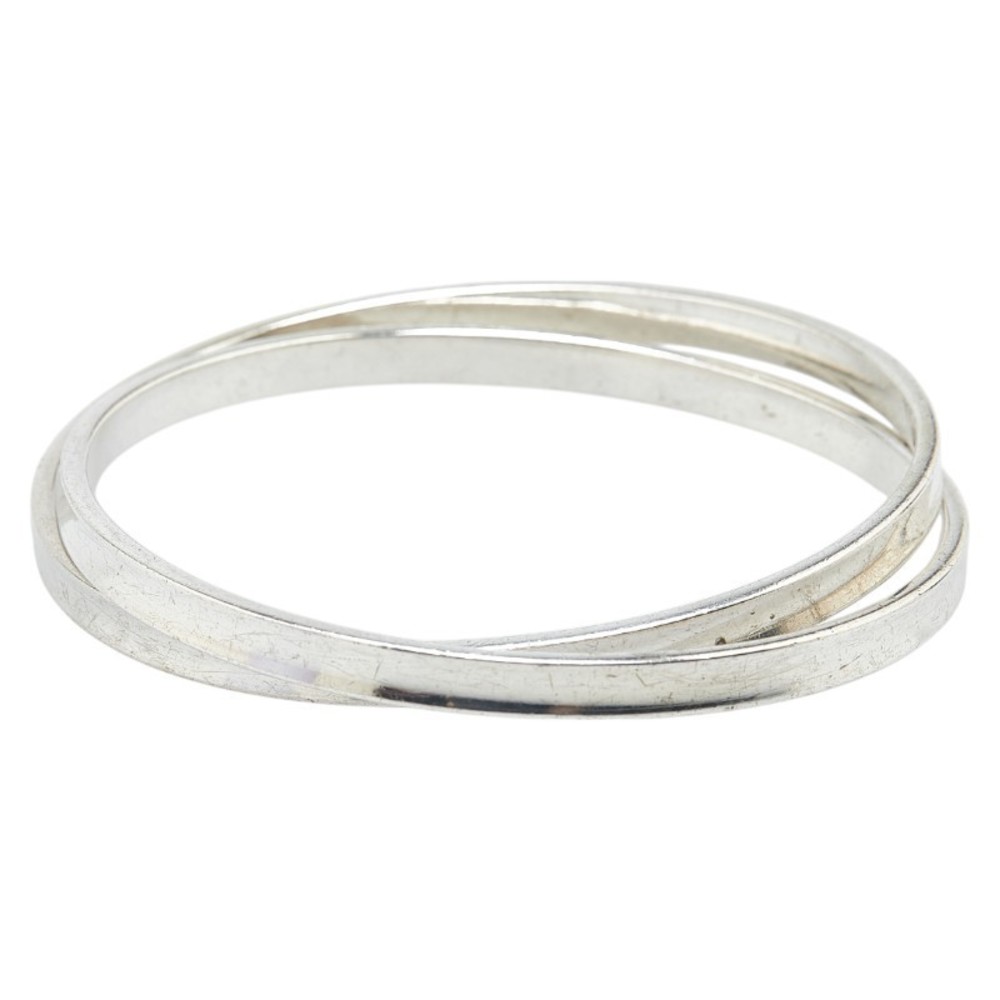 Tiffany Interlocking Circle Bangle Silver Co - image 2